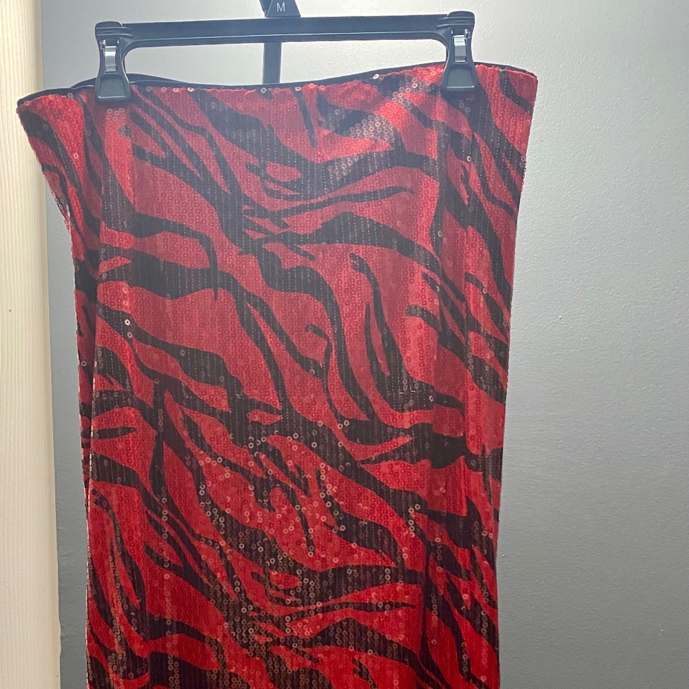 Eva Mendez Sequin skirt